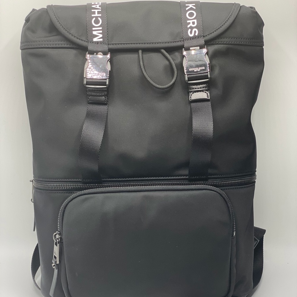MICHAEL KORS LG FLAP NYLON BACKPACK